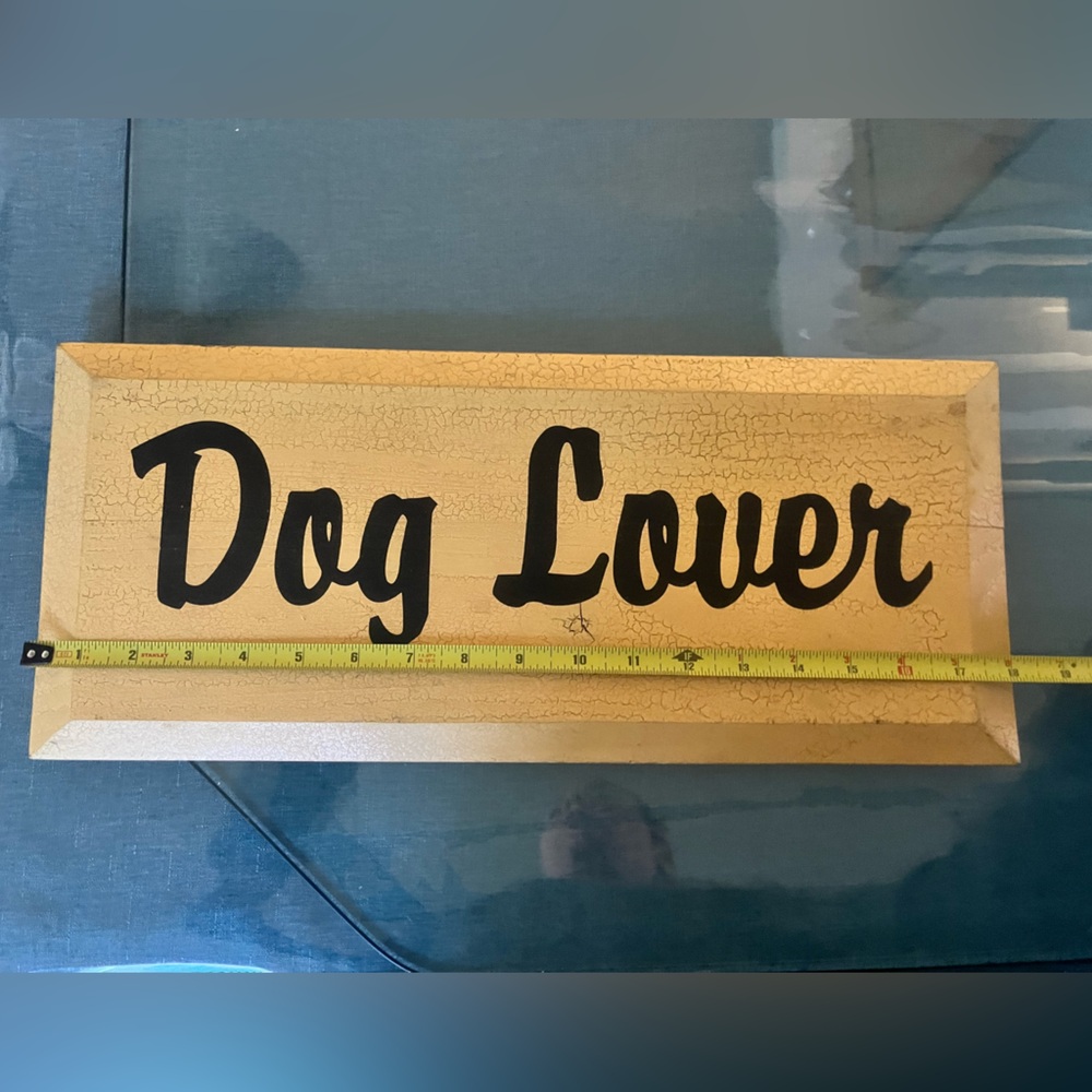 Dog lover sign - Picture 1 of 5